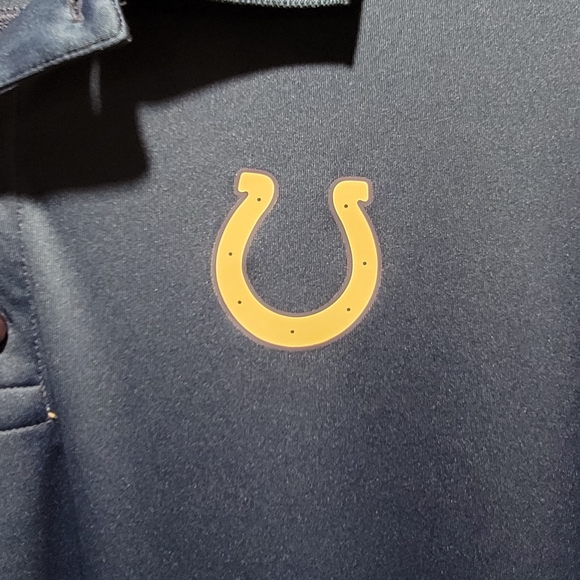 3/$10 Men's Indianapolis Colts Short Sleeve Polo Shirt Size XL - Picture 3 of 6